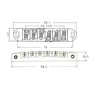 Roller Saddle Tune-O-Matic Bridge Tailpiece Set for LP Electric Guitar Part