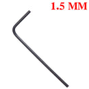 10 Pieces Iron Saddle Bridge Hexagonal Wrench 0.05inch for Electric Guitar Bass Replacement Parts