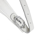 2 Pieces Adjustable Accordion Replacement Leather Shoulder Straps Accordion Parts White 32.67-43.3inch