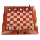 19.6Ã—19.6cm Beautiful Wooden Chess Set with Magnetic Chess Board Gift