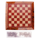 19.6Ã—19.6cm Beautiful Wooden Chess Set with Magnetic Chess Board Gift