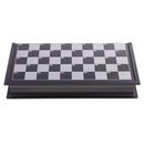 Quality Draughts Checkers Set in Folding Magnetic Board - 100 Playing Field