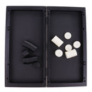 Quality Draughts Checkers Set in Folding Magnetic Board - 100 Playing Field