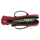 Trumpet Bag Case Carrying Bag Oxford Cloth Cotton Padded With Strap Red