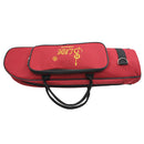 Trumpet Bag Case Carrying Bag Oxford Cloth Cotton Padded With Strap Red