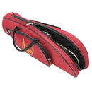 Trumpet Bag Case Carrying Bag Oxford Cloth Cotton Padded With Strap Red