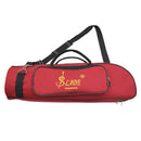 Trumpet Bag Case Carrying Bag Oxford Cloth Cotton Padded With Strap Red