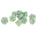 10 pieces 10 Sided Dice D10 Polyhedral Dice for Dungeons and Dragons Party Table Games Green