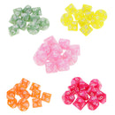 10 pieces 10 Sided Dice D10 Polyhedral Dice for Dungeons and Dragons Party Table Games Green