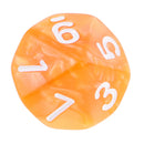 10pcs 10 Sided Dice D10 Polyhedral Dice for Dungeons and Dragons DND RPG MTG Orange