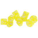 10 pieces 10 Sided Dice D10 Polyhedral Dice for Dungeons and Dragons Party Table Games Yellow