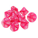 10 pieces 10 Sided Dice D10 Polyhedral Dice for Dungeons and Dragons Party Table Games Rose