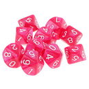 10 pieces 10 Sided Dice D10 Polyhedral Dice for Dungeons and Dragons Party Table Games Rose