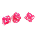 10 pieces 10 Sided Dice D10 Polyhedral Dice for Dungeons and Dragons Party Table Games Rose