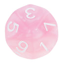 10 pieces 10 Sided Dice D10 Polyhedral Dice for Dungeons and Dragons Party Table Games Pink