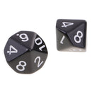 10 pieces 10 Sided Dice D10 Polyhedral Dice for Dungeons and Dragons Party Table Games Black