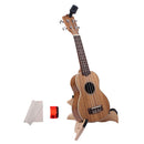 Mini Zebrawood Soprano Ukelele 21inch Hawaii Style Guitar Bright Tone Set