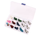 15 Pieces Guitar Bass Finger Thumb Picks Plectrums Musical Instrument Parts Set