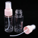 5pcs/set Makeup Spray Bottles Kits Portable Perfume Shampoo Cream Lotion Container Travel Cosmetic Bottle Pink