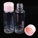 5pcs/set Makeup Spray Bottles Kits Portable Perfume Shampoo Cream Lotion Container Travel Cosmetic Bottle Pink