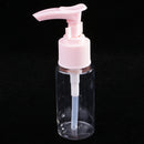 5pcs/set Makeup Spray Bottles Kits Portable Perfume Shampoo Cream Lotion Container Travel Cosmetic Bottle Pink