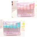 Refillable Travel Bottles Set Package Cosmetics Bottles Plastic Pressing Spray Bottle Makeup Tools Kit for Travel White