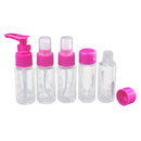 Makeup Bottle Spray Bottles Plastic Refillable Bottles Portable Perfume Empty Make Up Container Rose Red