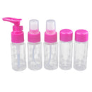 Makeup Bottle Spray Bottles Plastic Refillable Bottles Portable Perfume Empty Make Up Container Rose Red