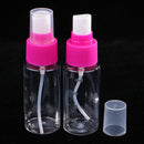 Makeup Bottle Spray Bottles Plastic Refillable Bottles Portable Perfume Empty Make Up Container Rose Red