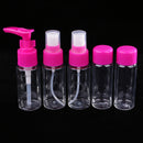 Makeup Bottle Spray Bottles Plastic Refillable Bottles Portable Perfume Empty Make Up Container Rose Red