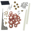 Alto Sax Repair Parts Saxophone Pad Set+Springs+Screws+Hot Melt Adhesive+Stick