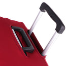 1x Travel Luggage Cover Protector Dust Proof for M 22-24'' Wine Red Suitcase