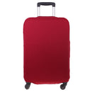 1x Travel Luggage Cover Protector Dust Proof for M 22-24'' Wine Red Suitcase
