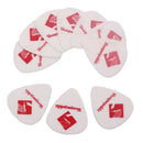 10pcs Guitar Picks Smooth ABS Custom Plectrum For Electric Ukelele Guitar