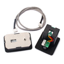 1 Set Plastic 4 Bands EQ Guitar Equalizer Preamp for Acoustic Guitar Parts HSY-400D Black