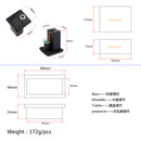 1 Set Plastic 4 Bands EQ Guitar Equalizer Preamp for Acoustic Guitar Parts HSY-400D Black