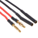 4 Pieces 2mm Banana Plug RC Vehicle Batttery Connector Cable Wire 20WAG Male Female