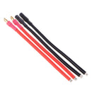 4 Pieces 3.5mm Banana Plug RC Vehicle Batttery Connector Cable Wire 14WAG Male Female