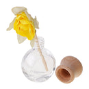 Car Perfume Bottle Diffuser Fragrance Air Freshener Vent Clip Car Decoration Yellow