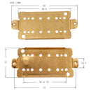 2Pc Humbucker Pickup Baseplate Brass for Electric Guitar Replacement 50/52mm