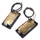 2x Copper Humbucker Pickup Alnico 5 Bridge Neck Set for Electric Guitar Accessory