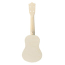 Handmade 21inch Soprano Ukulele DIY Kit Basswood Unfinished Musical Instrument