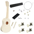 Handmade 21inch Soprano Ukulele DIY Kit Basswood Unfinished Musical Instrument