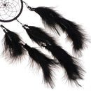 Indian Style Dreamcatcher with Feather Bead Handmade Birthday Christmas Gift Wall Hanging Decoration Black