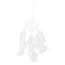 Indian Style Dreamcatcher with Feather Bead Handmade Birthday Christmas Gift Wall Hanging Decoration White