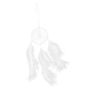 Indian Style Dreamcatcher with Feather Bead Handmade Birthday Christmas Gift Wall Hanging Decoration White