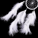 Indian Style Dreamcatcher with Feather Bead Handmade Birthday Christmas Gift Wall Hanging Decoration White
