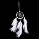 Indian Style Dreamcatcher with Feather Bead Handmade Birthday Christmas Gift Wall Hanging Decoration White