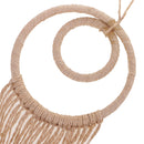 Cotton Tassel Dream Catcher with Double Round Ring Wall Hanging Home Pendant