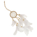 Indian Heart Dream Catcher Feather Pendant for Wall Car Hanging Decoration